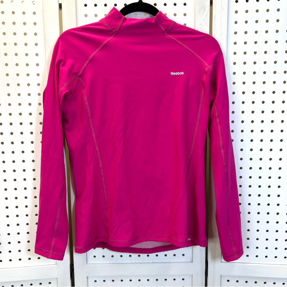 Reebok Women's Bold Pink Long Sleeve Top